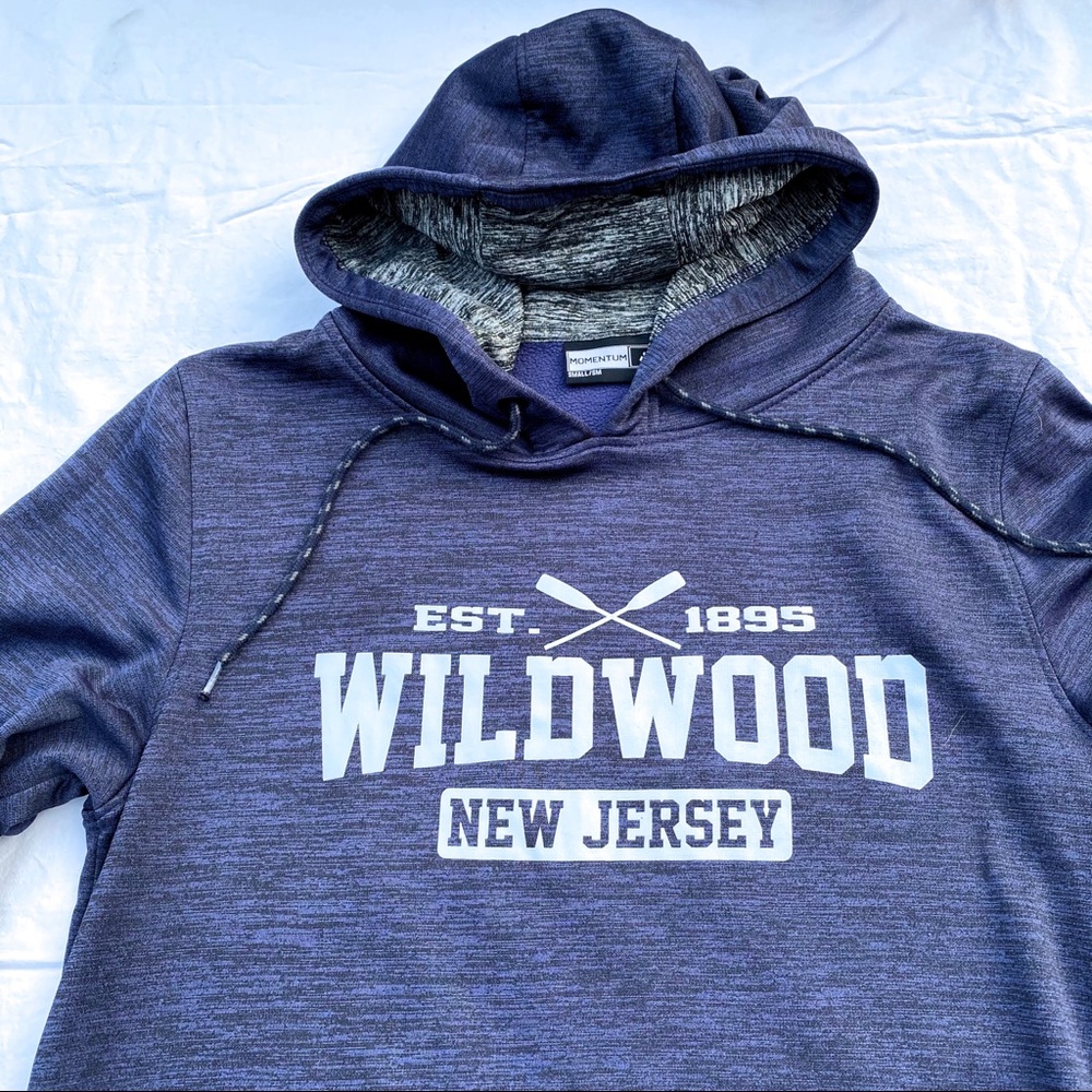 Wildwood New Jersey Blue Hoodie Sweatshirt